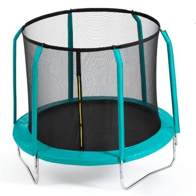 Trampoline 8FT ak filè sekirite